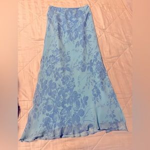 Express silk full length skirt size XS